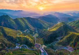 九公山全景